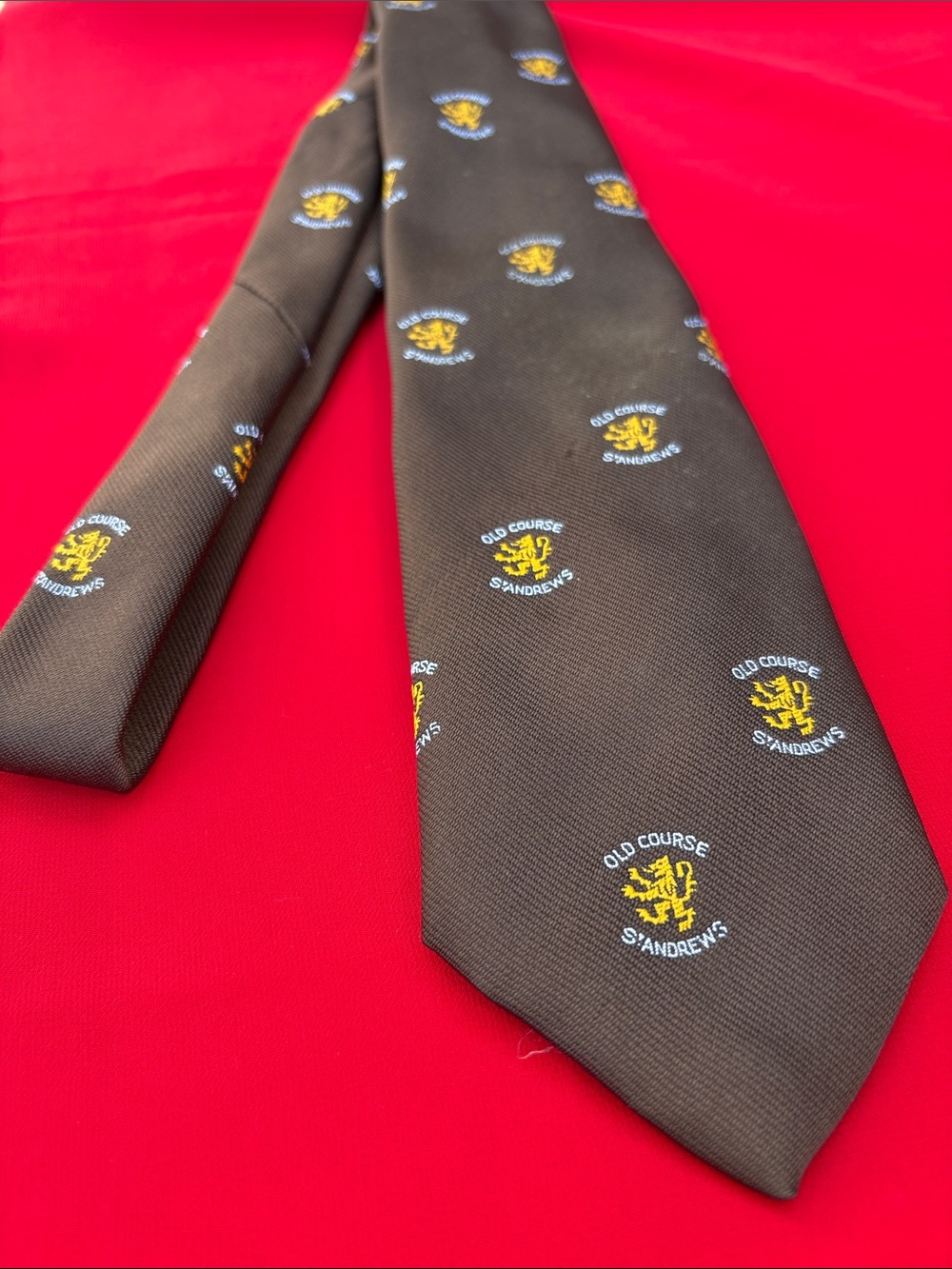 Holland Textiles vintage (60s-70s) Old Course St. Andrews tie!!